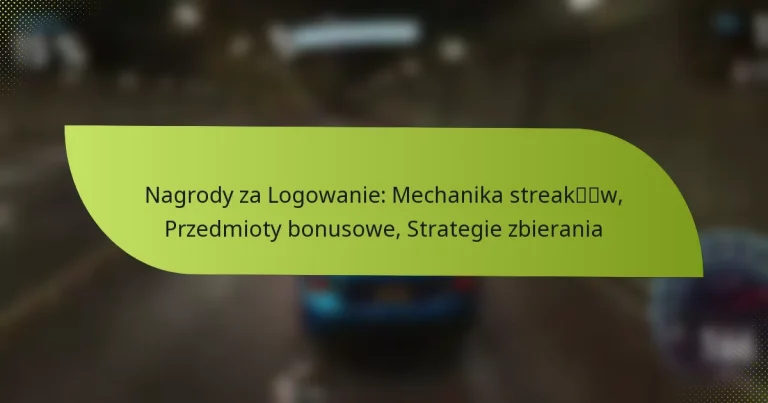 Nagrody za Logowanie: Mechanika streaków, Przedmioty bonusowe, Strategie zbierania